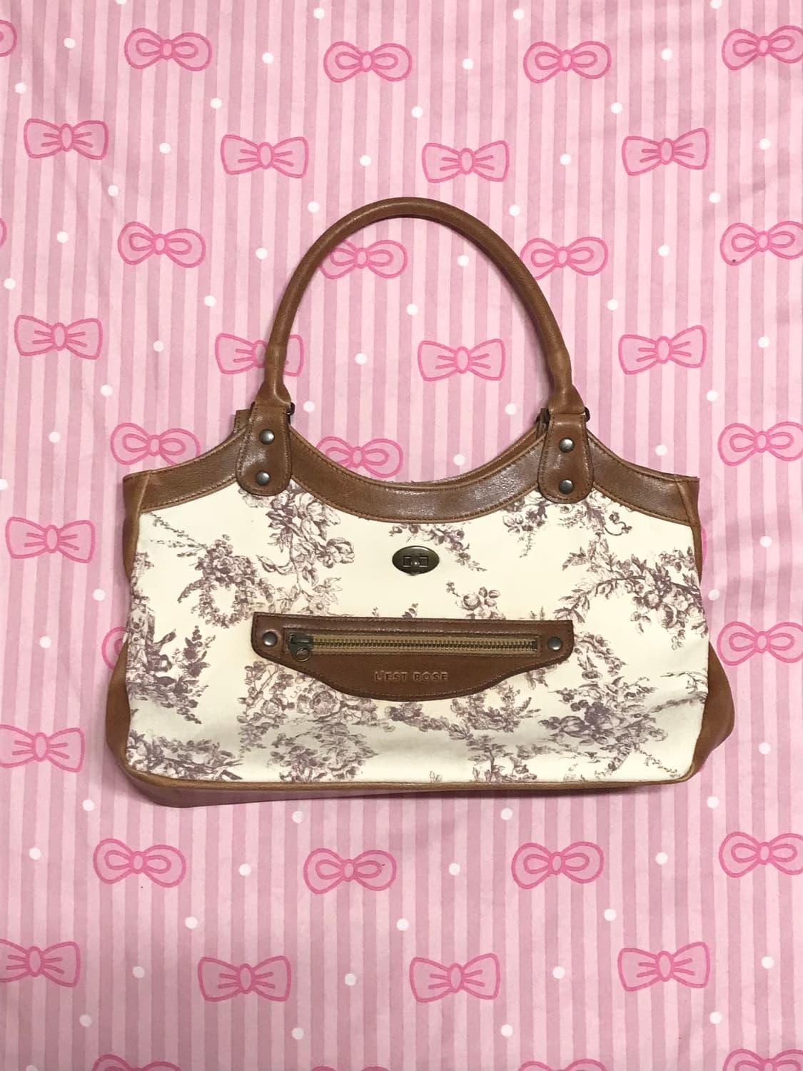 레스트로즈 플로럴 토트백 상품이미지1