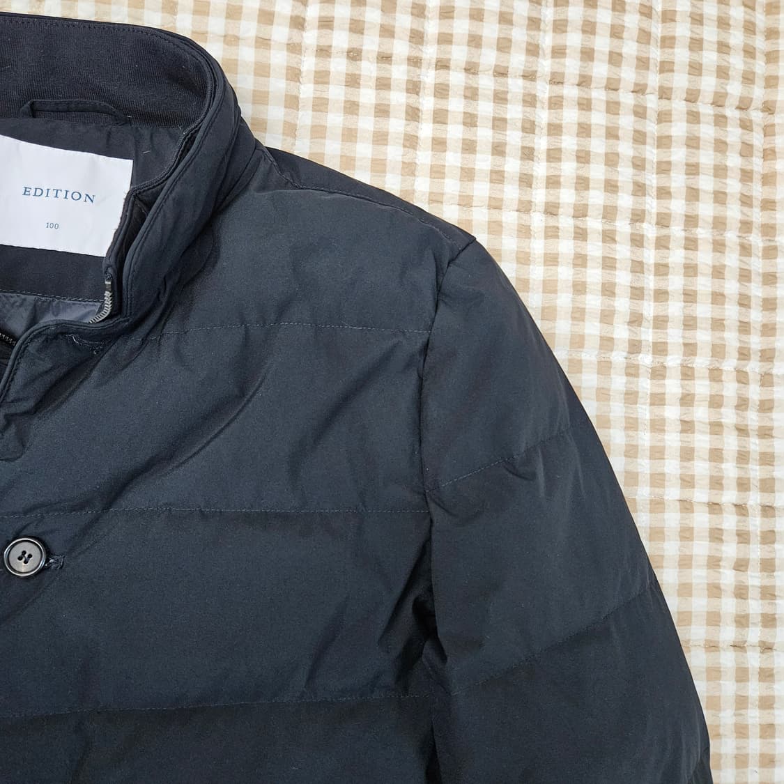 에디션 오리털 패딩 자켓 남자100 상품이미지3