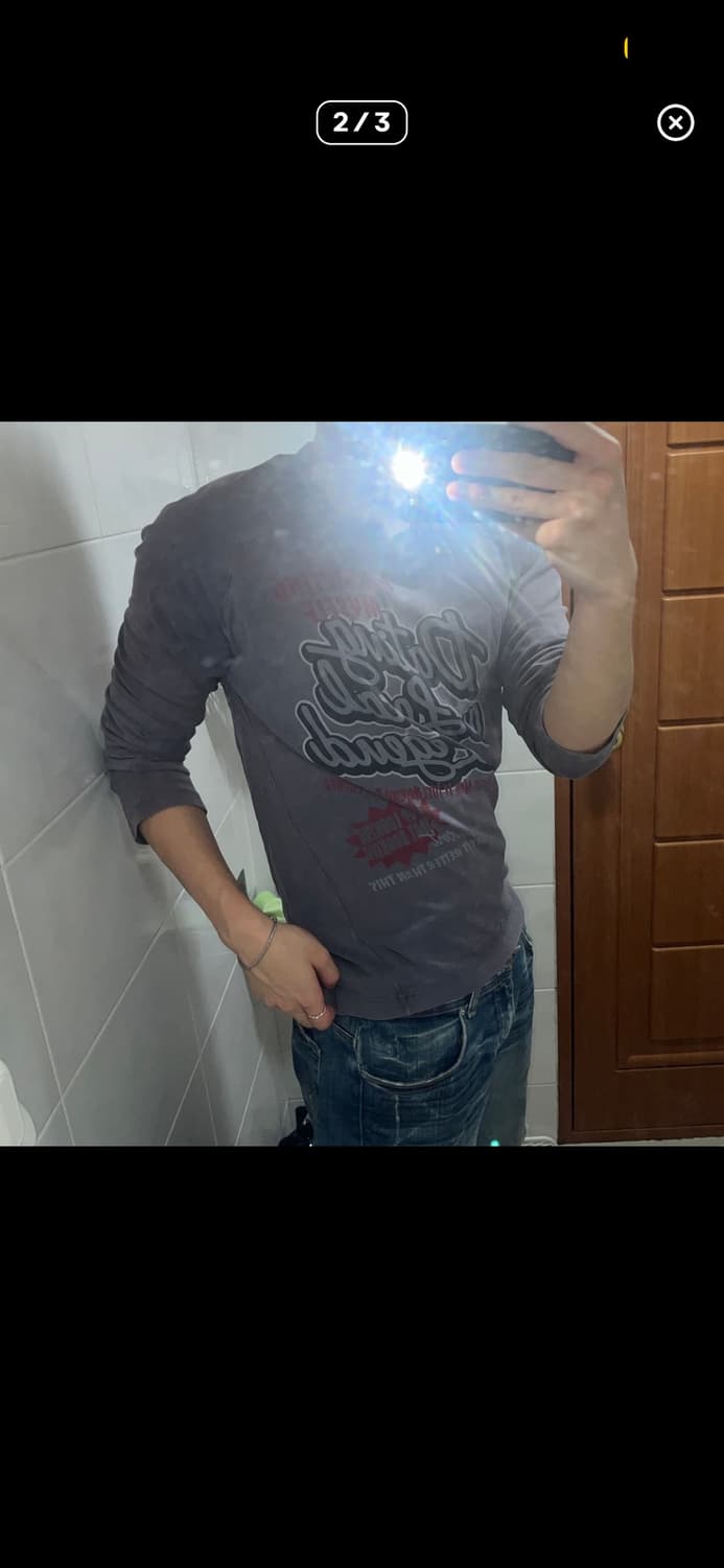 D&G y2k 프린팅 롱슬리브 상품이미지1