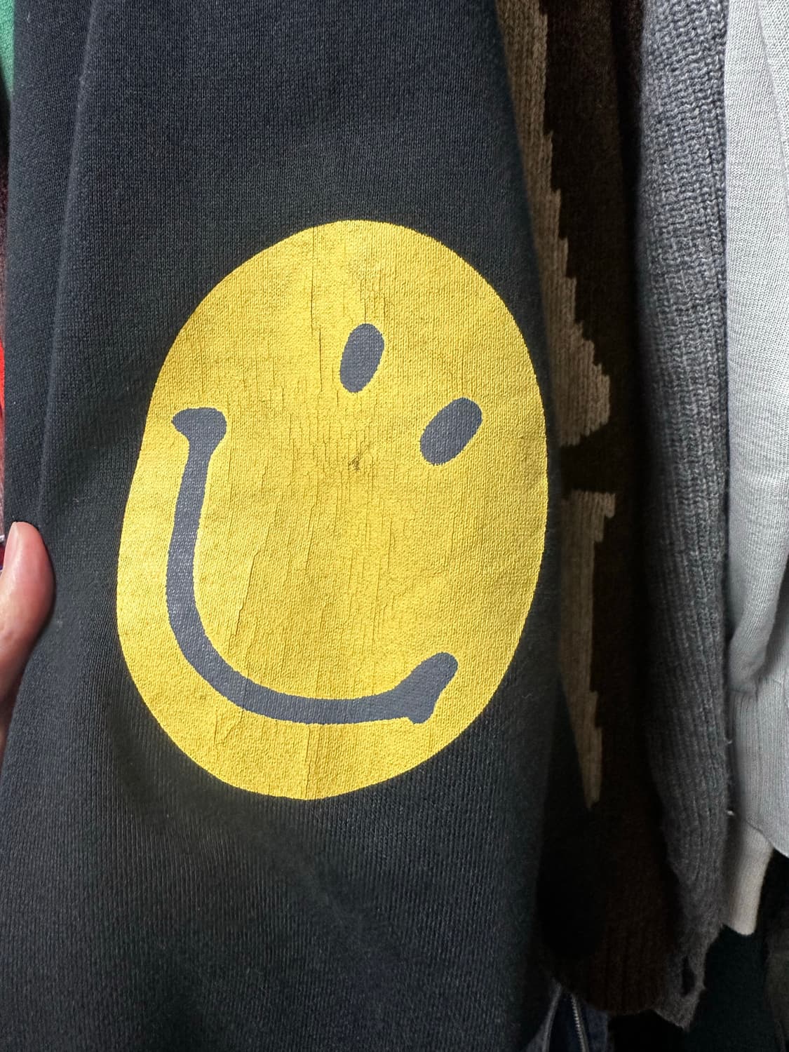 캐피탈 스마일 엘보우 패치 가디건 상품이미지9