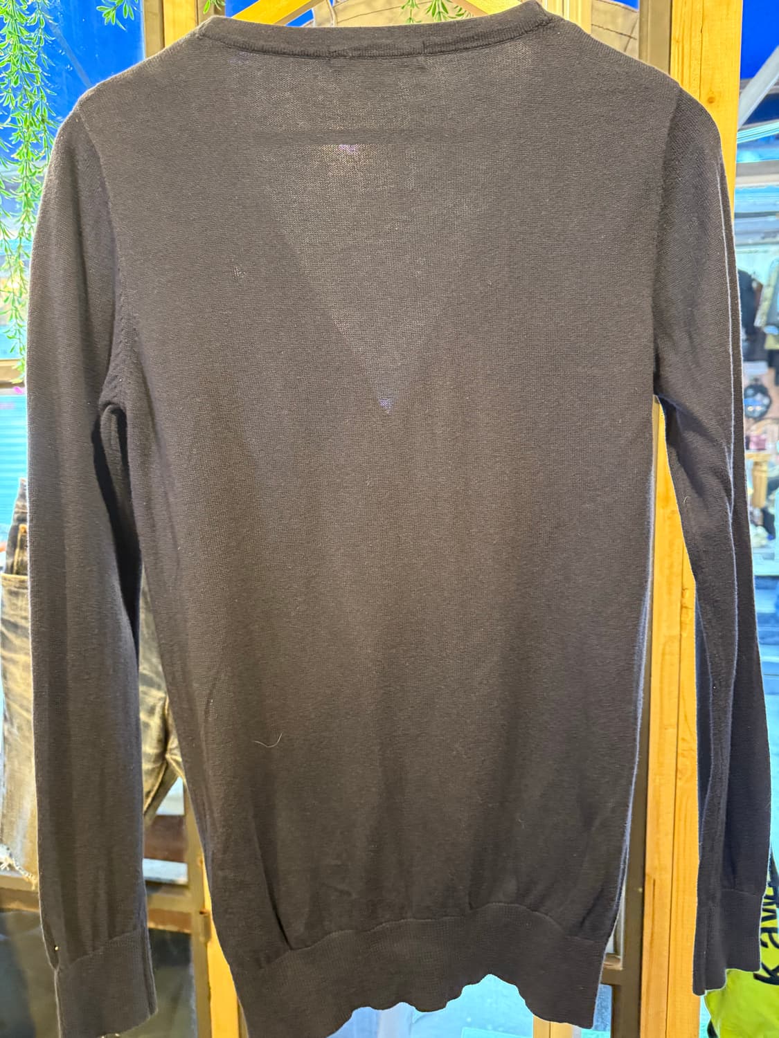 폴로 랄프로렌 화이트포니 네이비 브이넥 가디건 상품이미지4