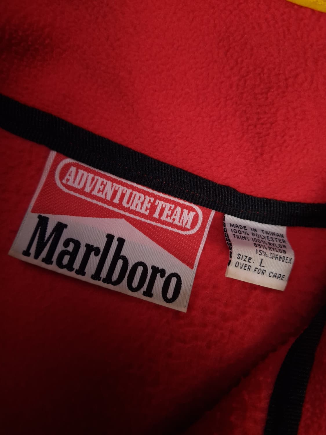 오리지날 90's 말보로 레이싱 후리스 스냅 풀오버 상품이미지4