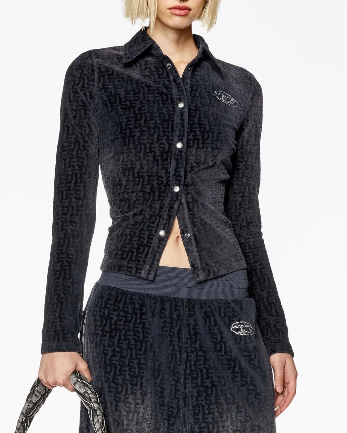 디젤 T-Amuse Slim Shirt in Monogram 상품이미지1