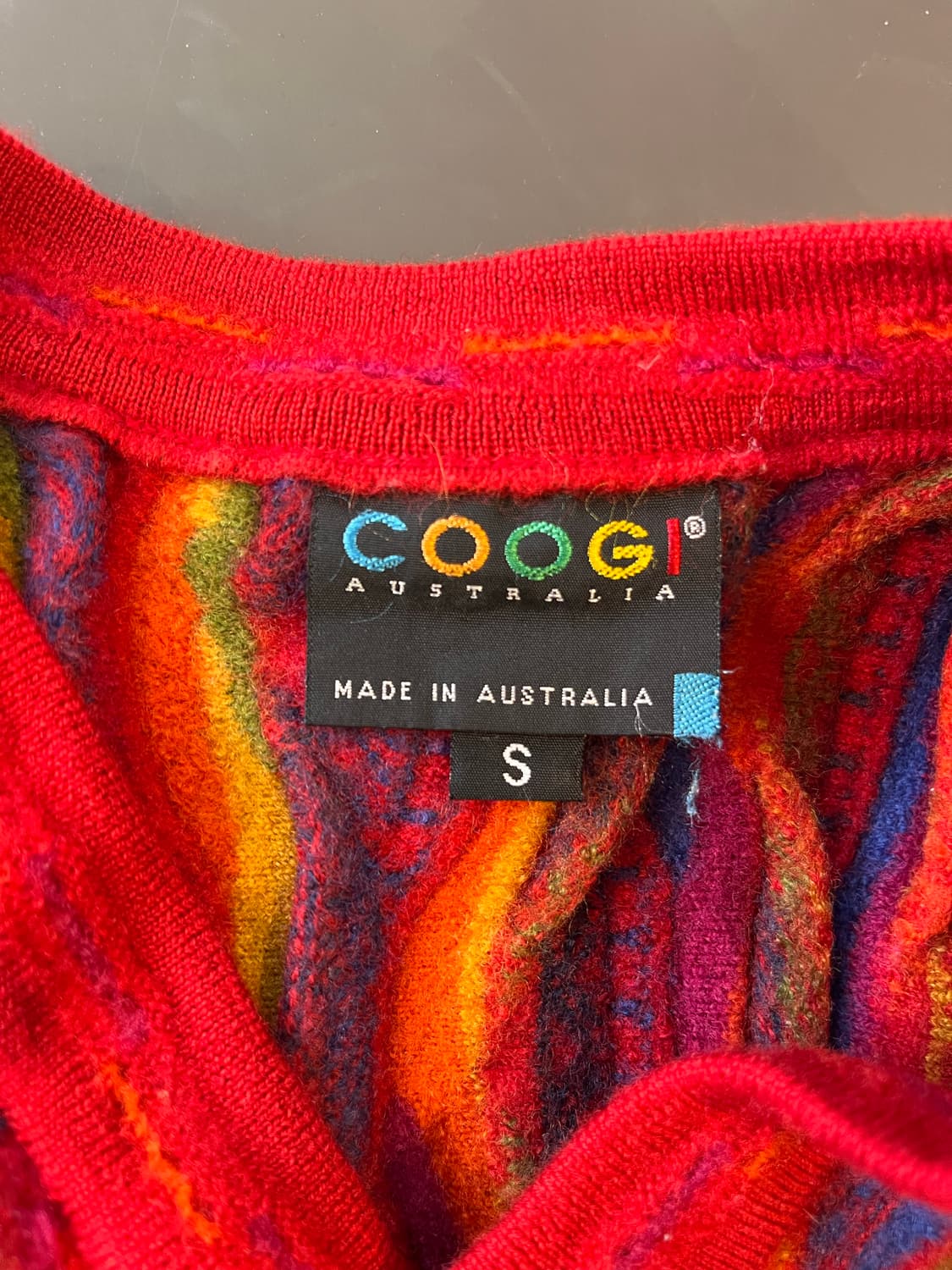 쿠기 오스트레일리아 멀티 컬러 니트 베스트 상품이미지5