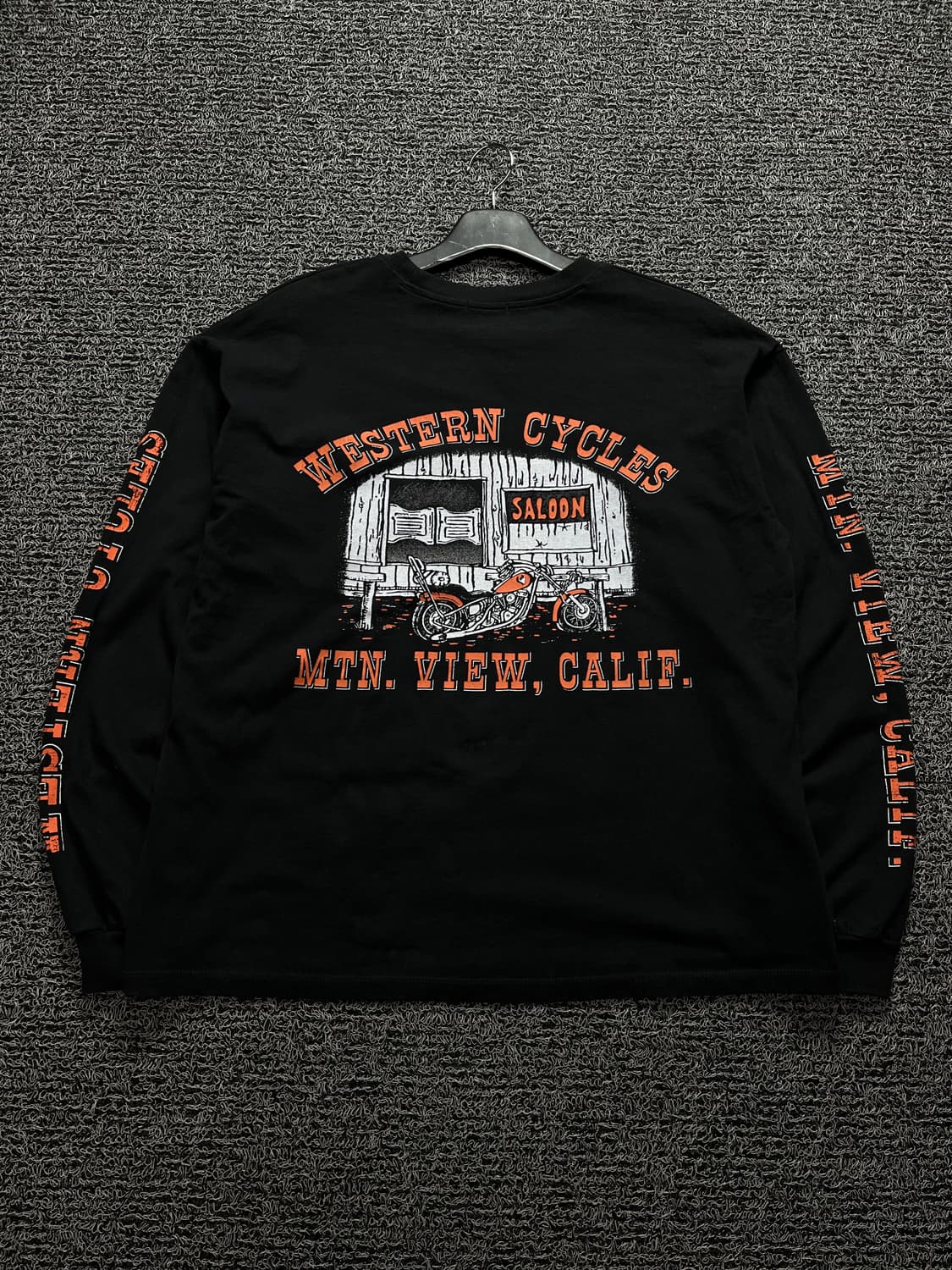 USA 빈티지 할리데이비슨 웨스턴 그래픽 롱슬리브  상품이미지1