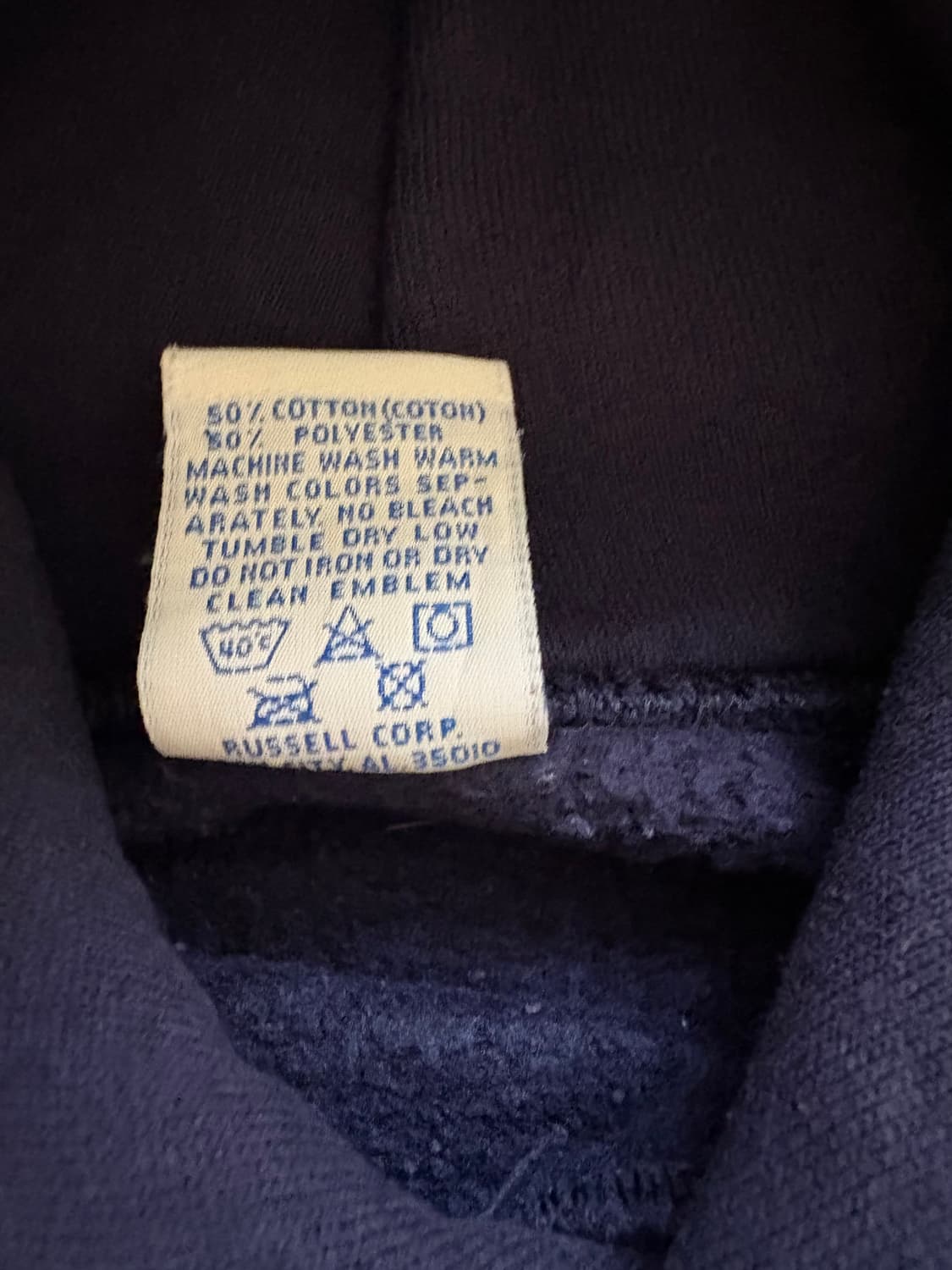 90' Russell USA Hoodie Sweatshirt.  상품이미지7