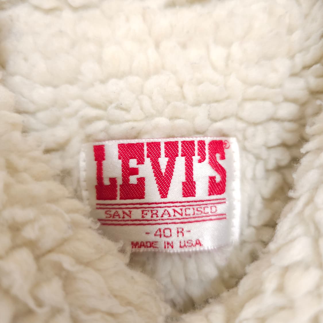 리바이스 80s USA 쉐르파 데님 자켓 상품이미지3