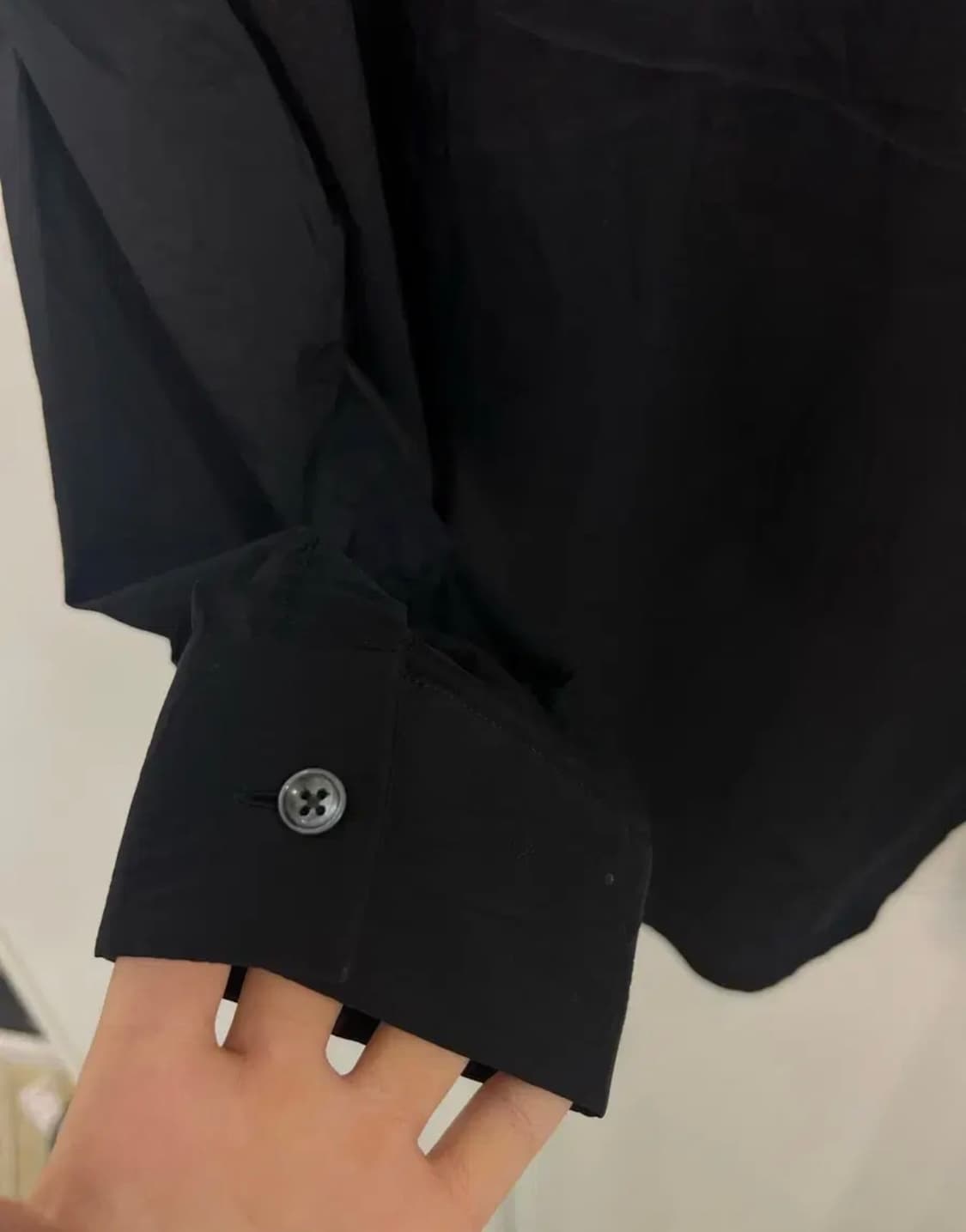 마르지엘라 크링클셔츠 블랙 상품이미지3