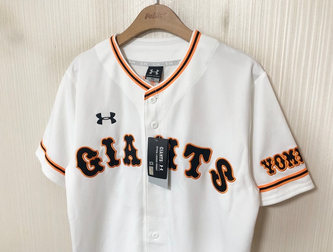 NPB 언더아머 요미우리자이언츠 어센틱 홈유니폼/져지 M #49 이시카와 상품이미지6