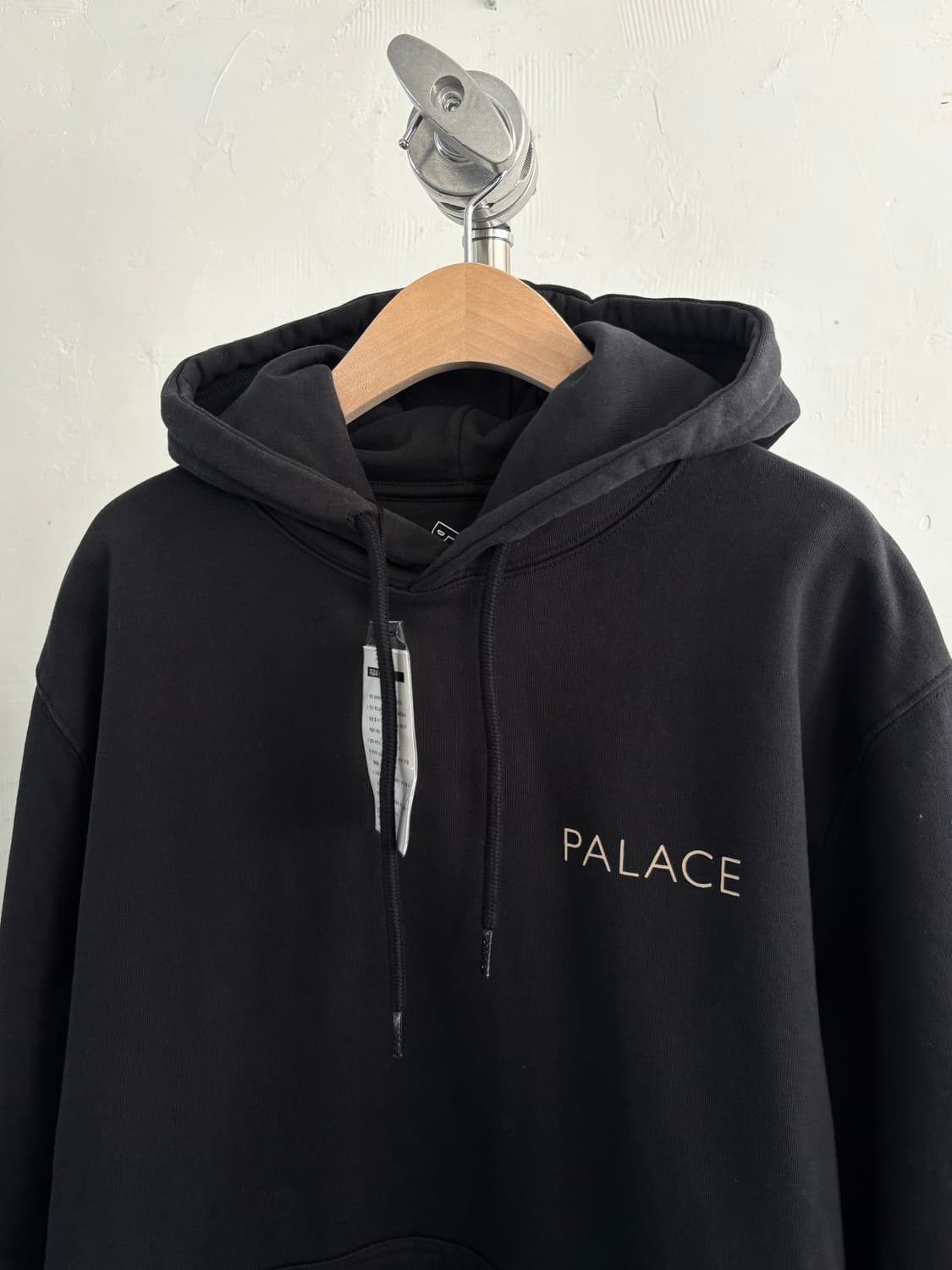 Palace 팔라스 18FW 블랙 칩 후드 상품이미지3