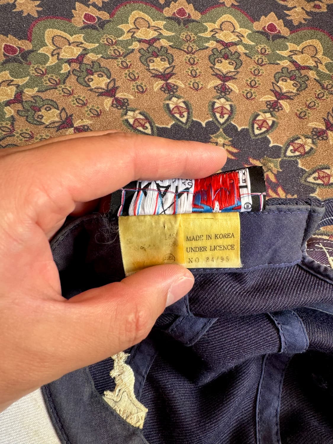 90s 캉골 핀스트라이프 롱빌캡 상품이미지4