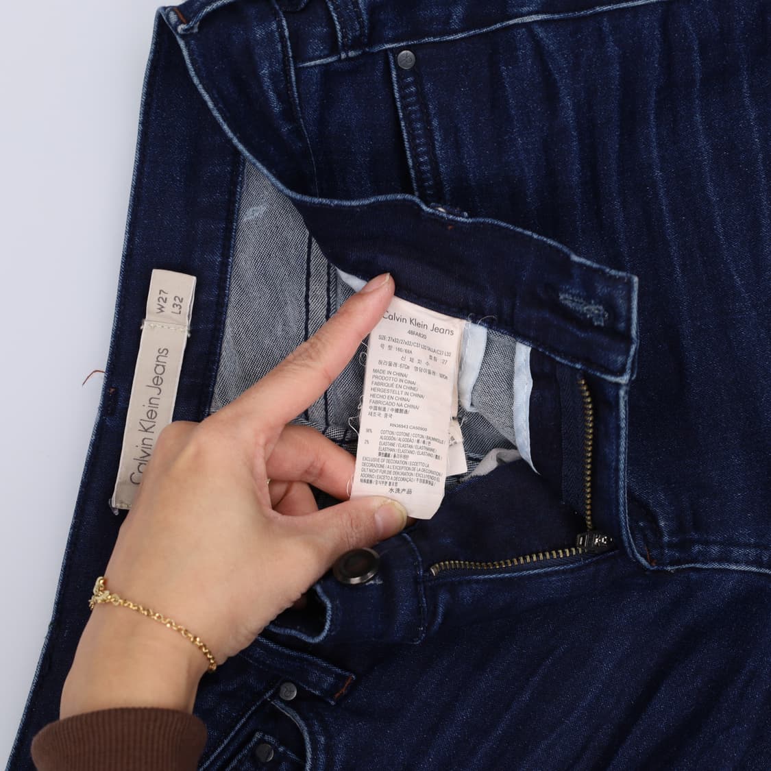 [W27 L32] 캘빈클라인 여성 데님팬츠 1222H1 상품이미지5