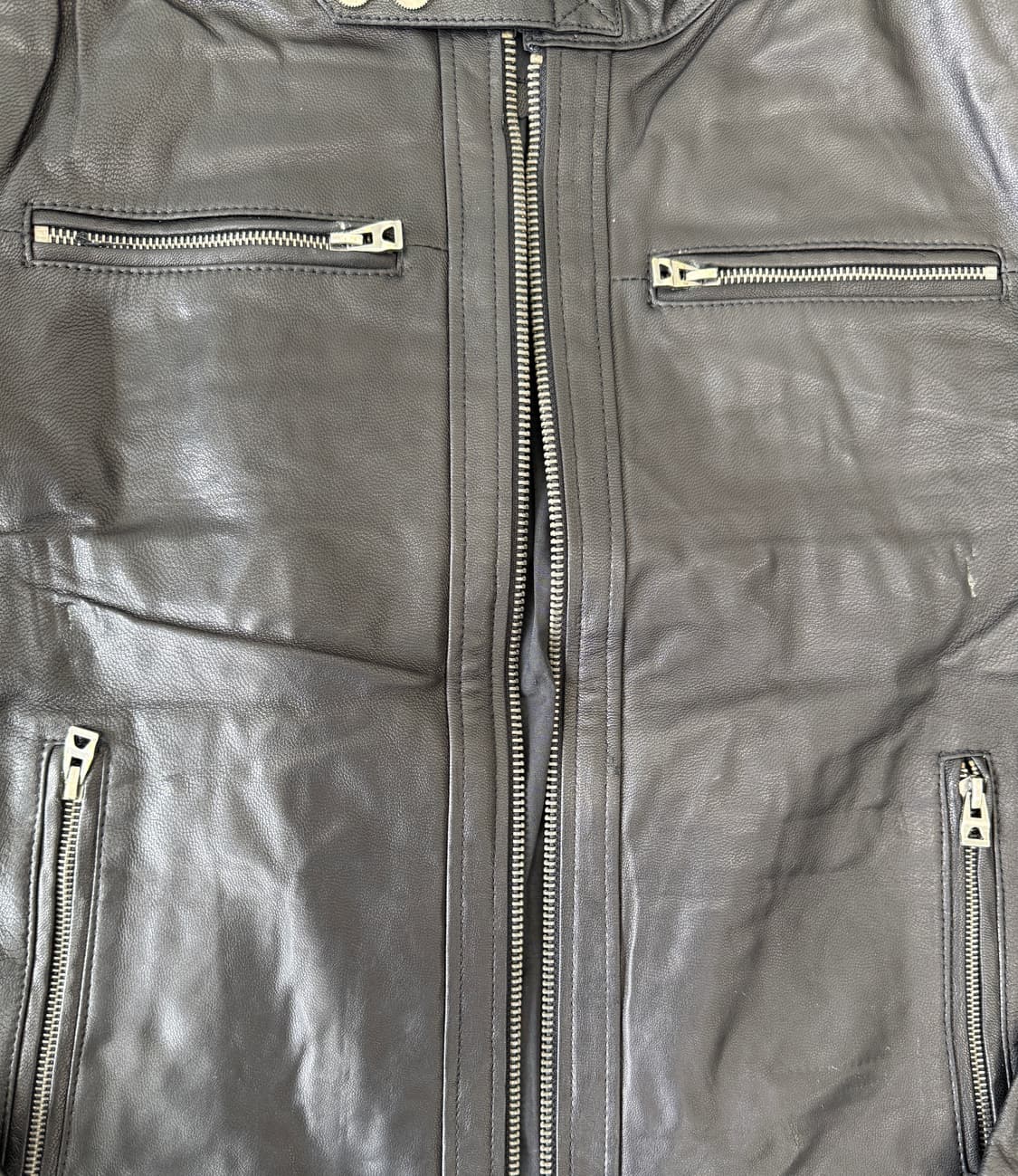 빈티지 1등급 양가죽 라이더 자켓 상품이미지5