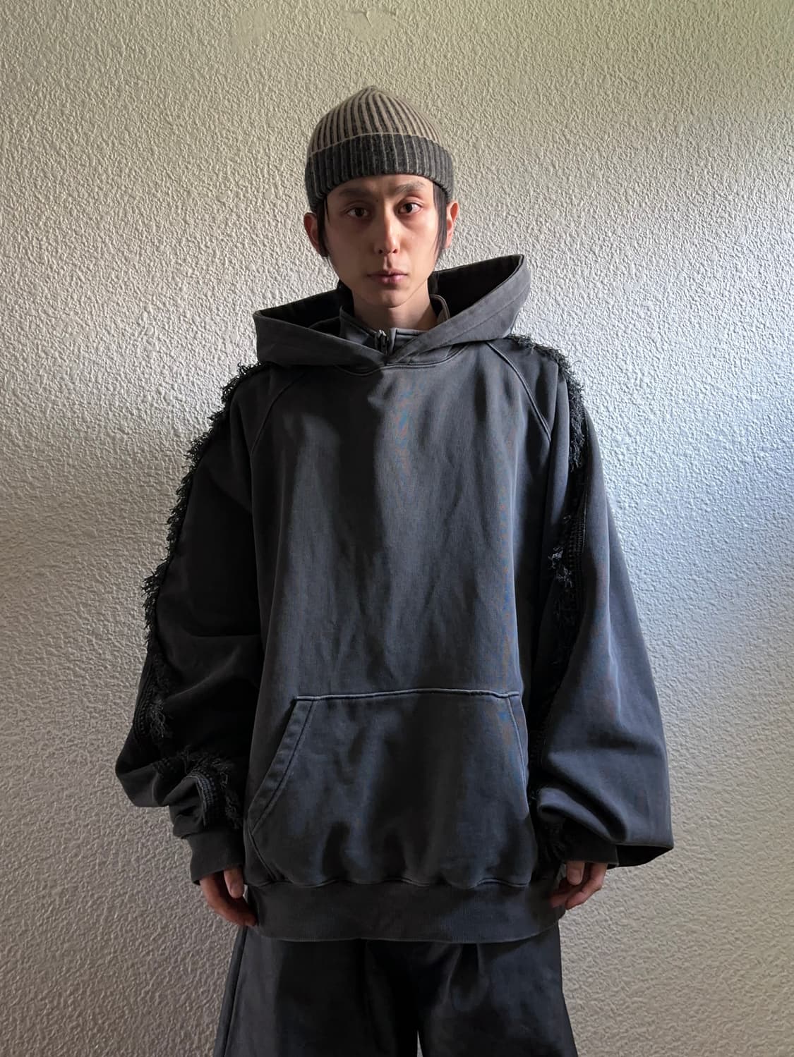 AJOBYAJO 콜로서스 오버 레이스 후드 상품이미지3