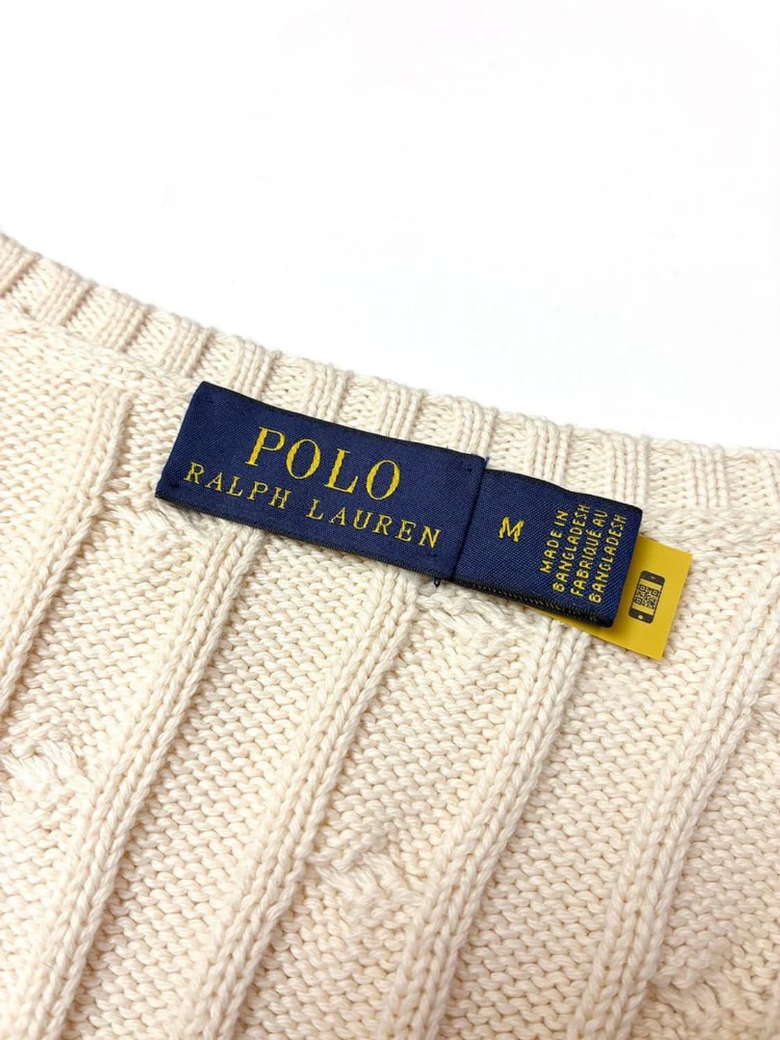 폴로 랄프로렌 QR 꽈배기 코튼 니트 PN5193 상품이미지6