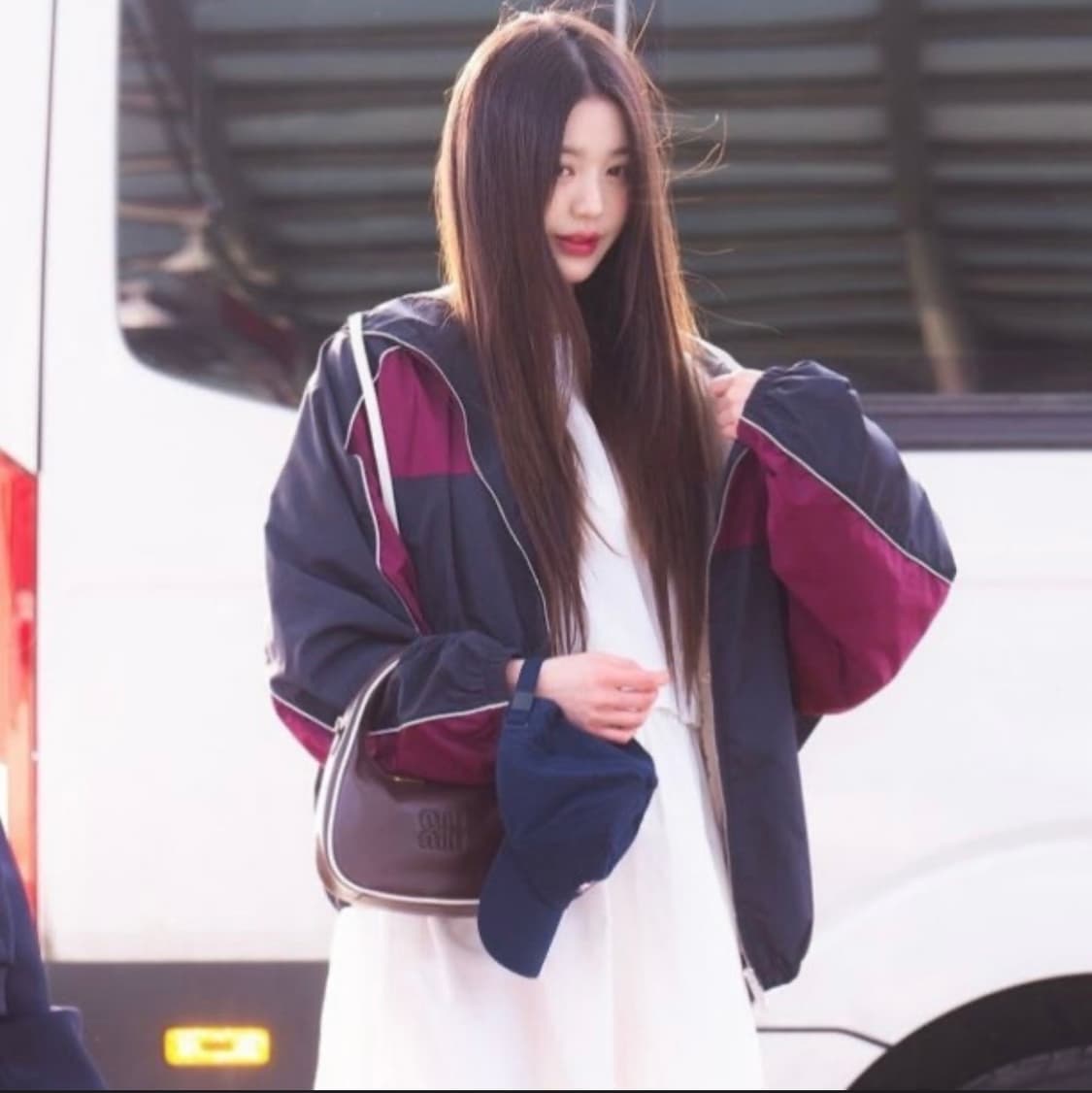 [44] 미우미우 바람막이 지퍼 블루종 재킷 상품이미지9