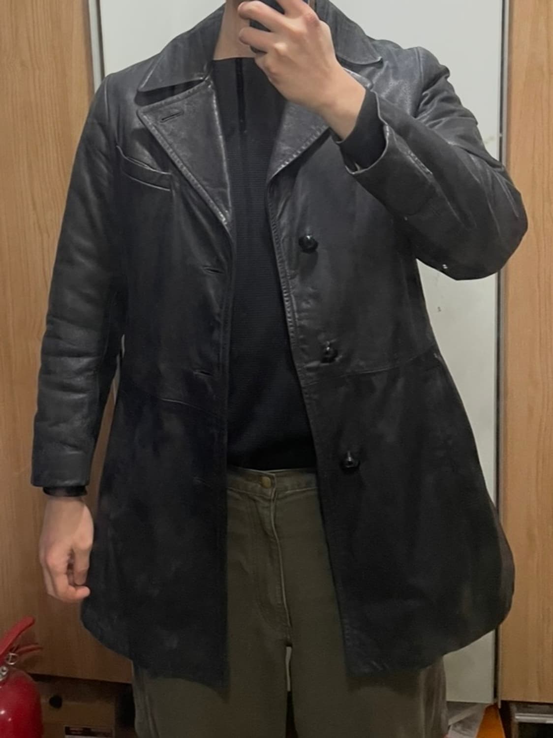 엠포리오 아르마니 가죽 코트 52 상품이미지3