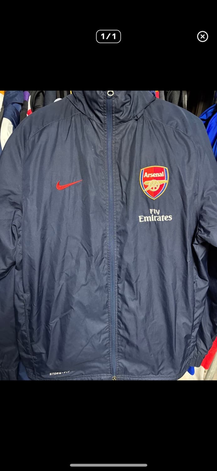 아스날 네이비 스톰핏 바람막이 상품이미지1