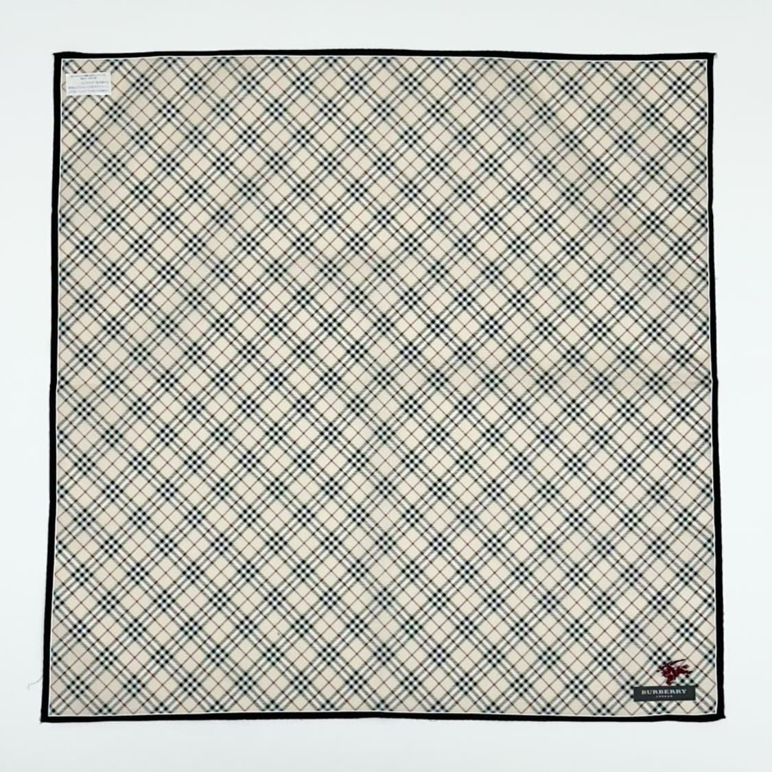 (새상품) burberry / 버버리 코튼 쁘띠스카프 손수건 상품이미지3