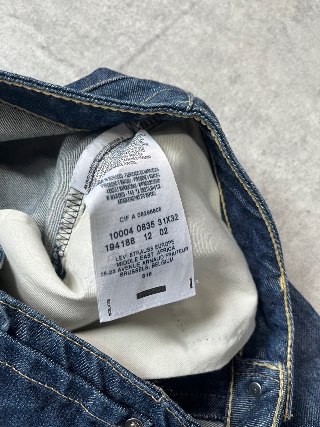 32) 리바이스 1st엔지니어드진 상품이미지3