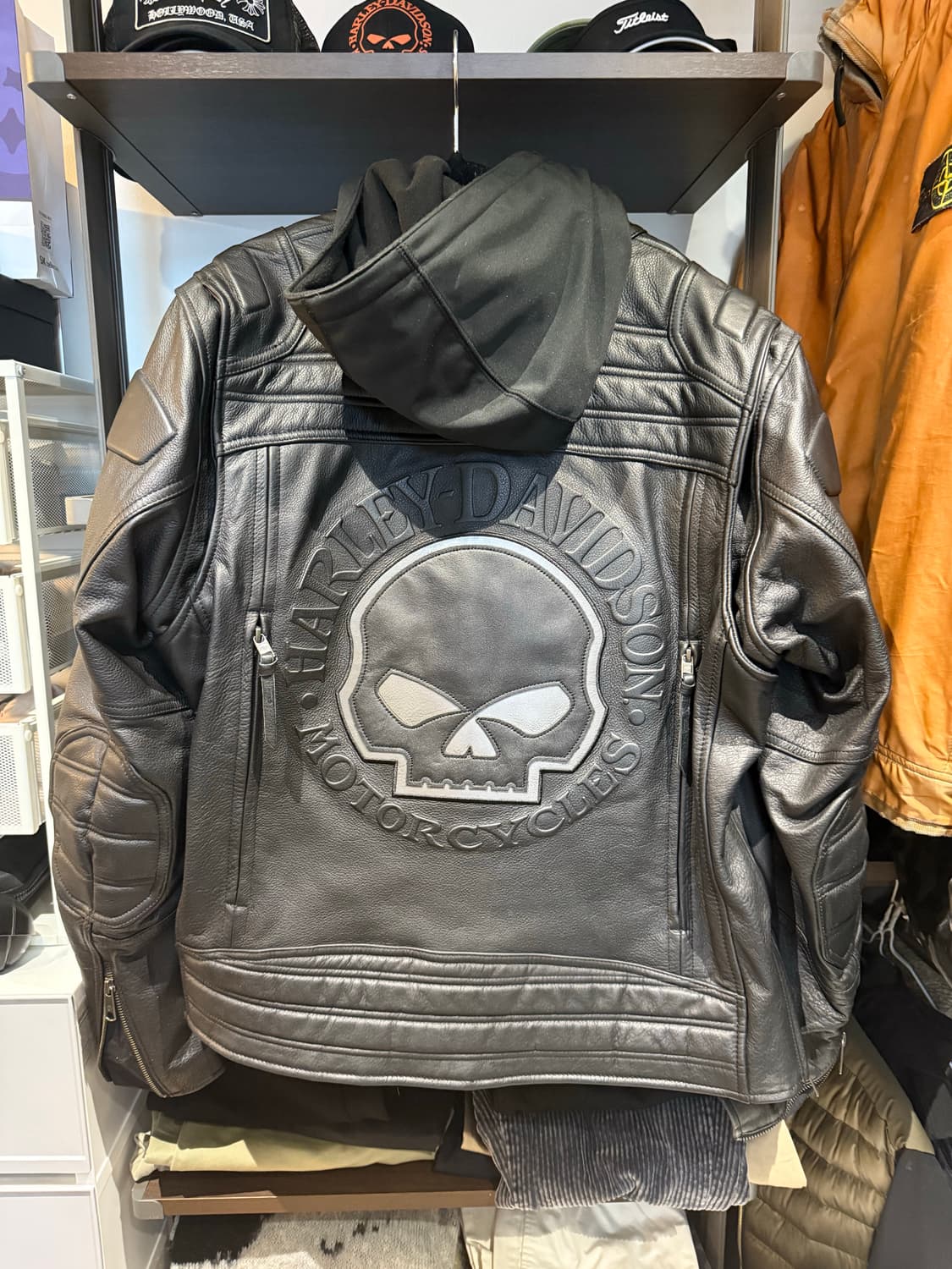[HARLEY DAVIDSON] 남성 오로랄Ⅱ 3-in-1 가죽재킷 상품이미지6