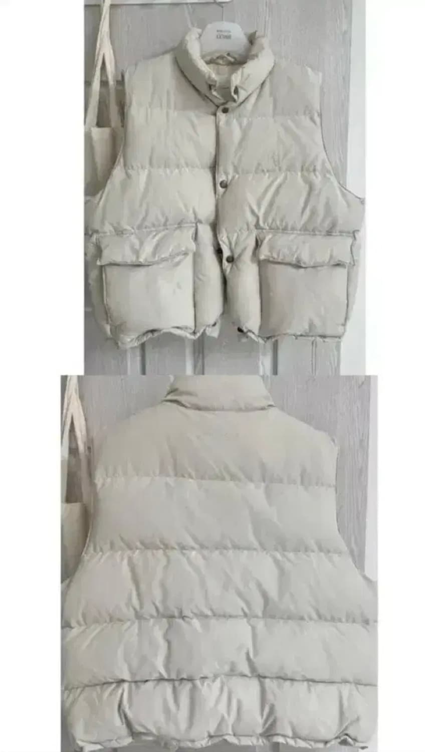 던스트 구스다운 베스트 - 크림 / S 상품이미지6