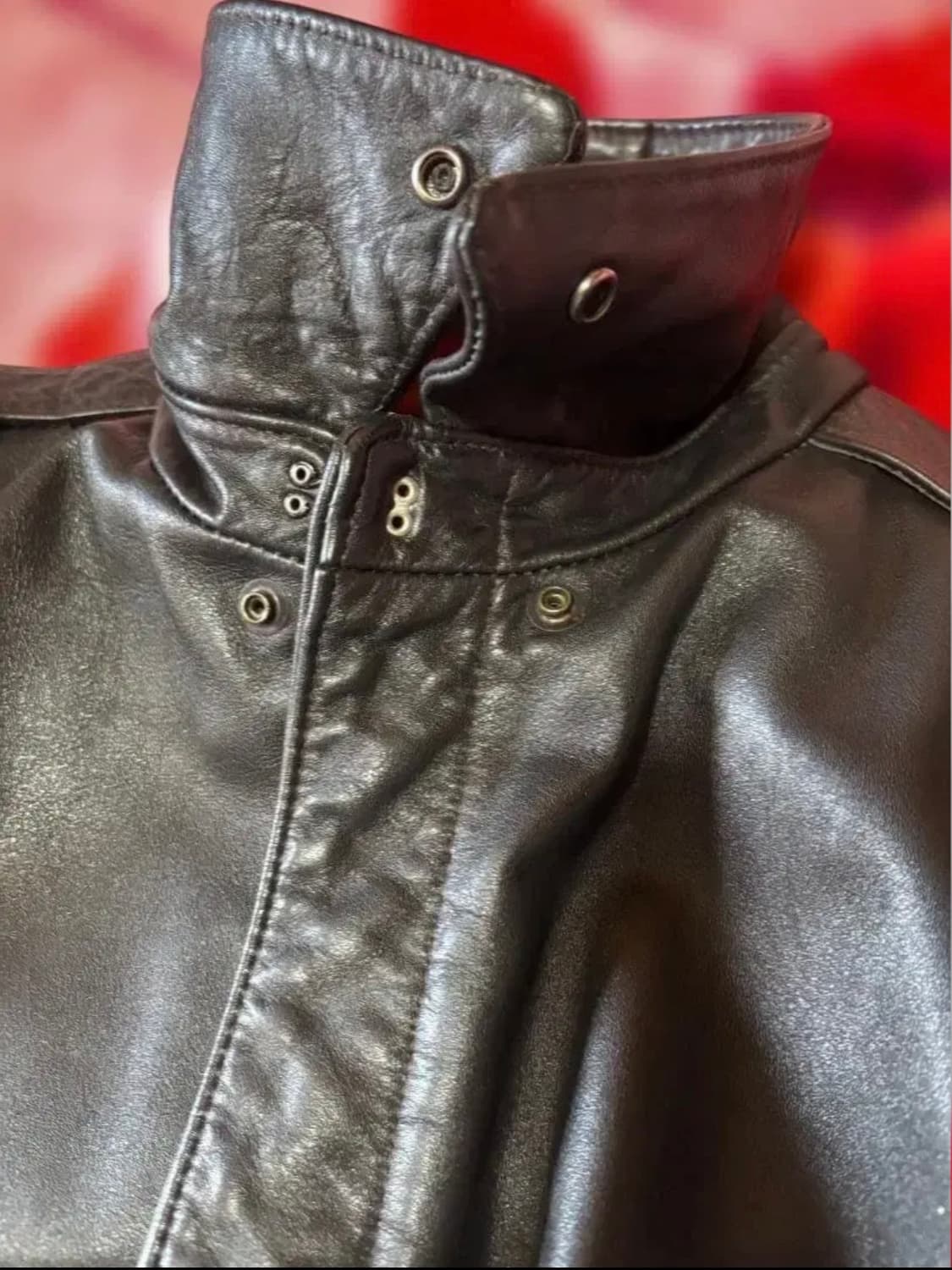 A-2 플라이트 자켓 가죽 다크 브라운 42 상품이미지4