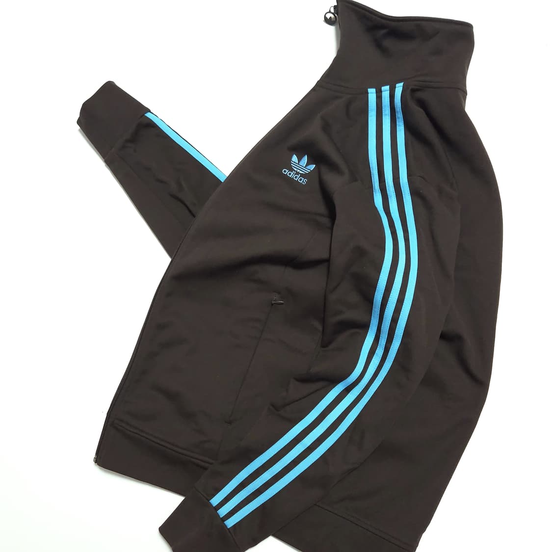 아디다스 희귀 유로파 트랙탑 져지 자켓 민트초코브라운 상품이미지4