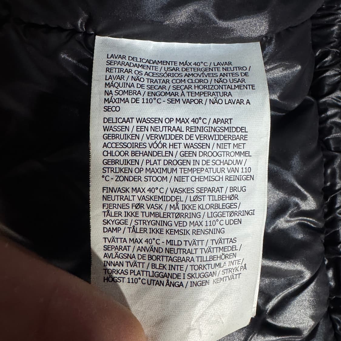 이지 갭 엔지니어드 바이 발렌시아기 라운드 자켓 블랙 상품이미지7