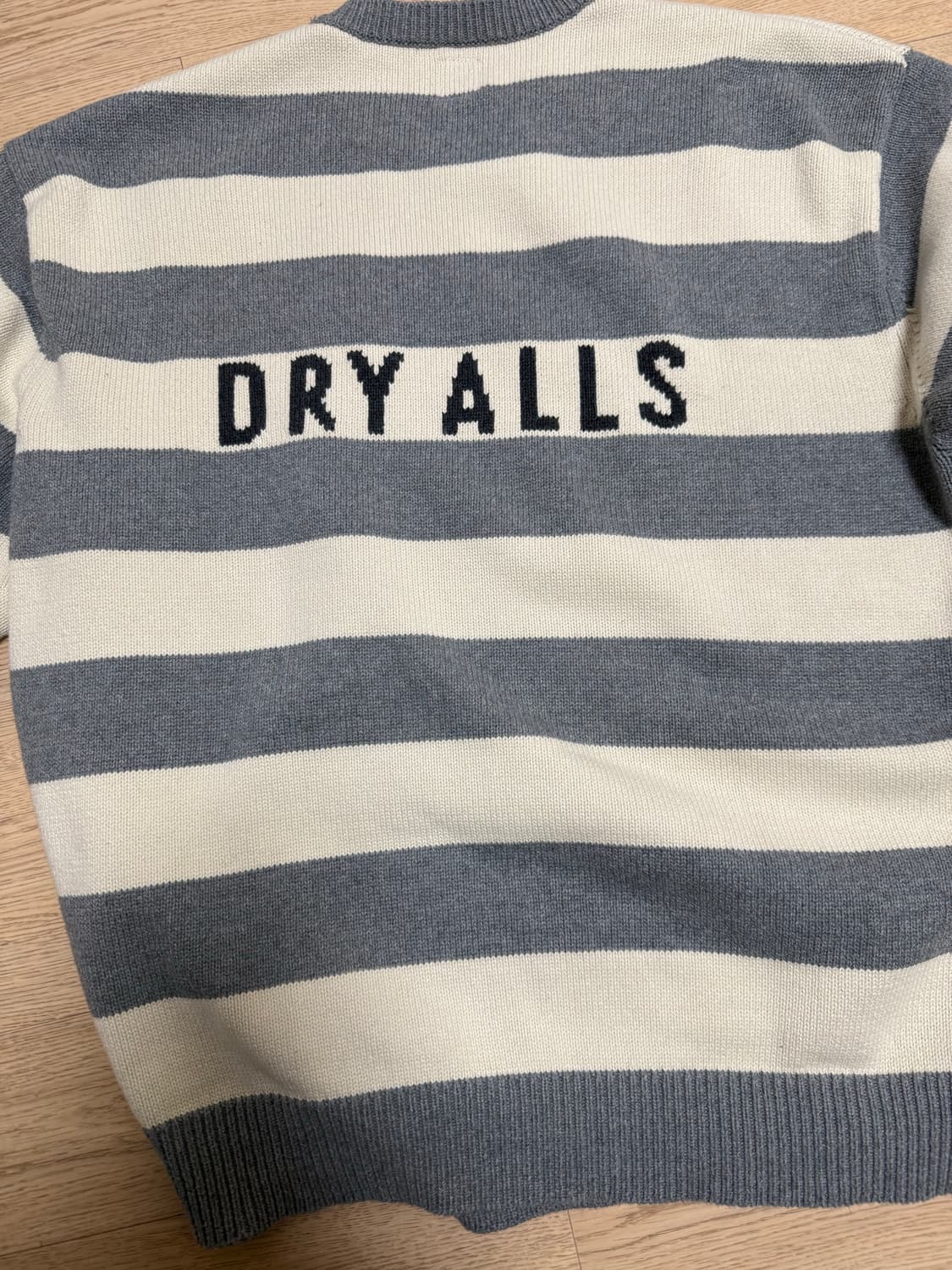 23SS 휴먼메이드 하트 스트라이프 니트 그레이 XXL 상품이미지4