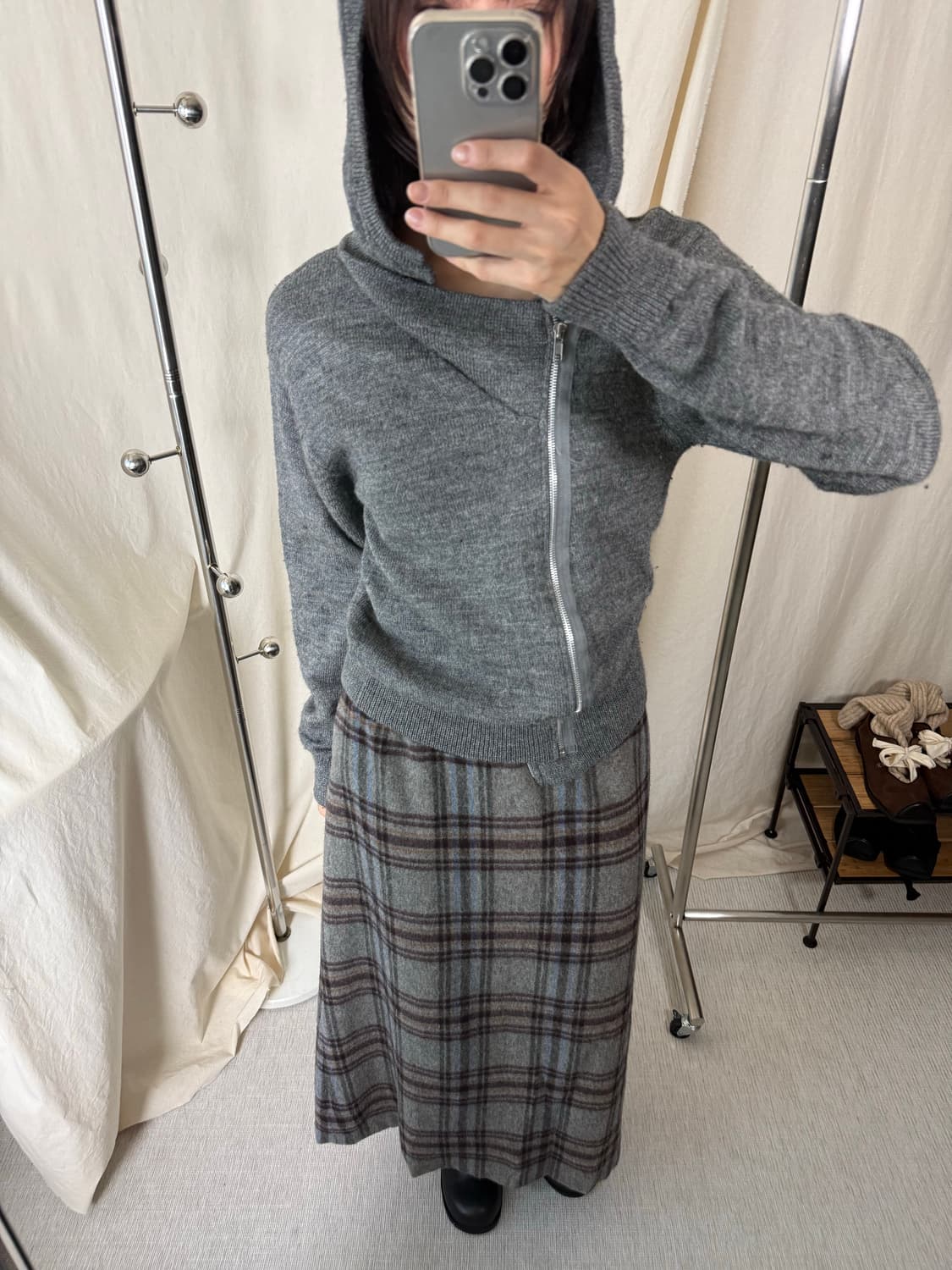 23Ku Onward 체크 스커트 상품이미지3