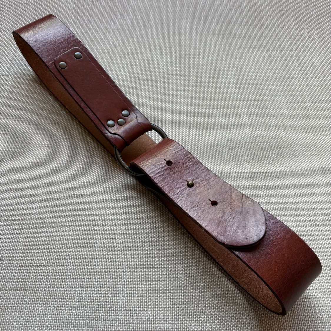 [32-34]Eddie Bauer WB 레더 링버클 스터드 벨트 상품이미지1