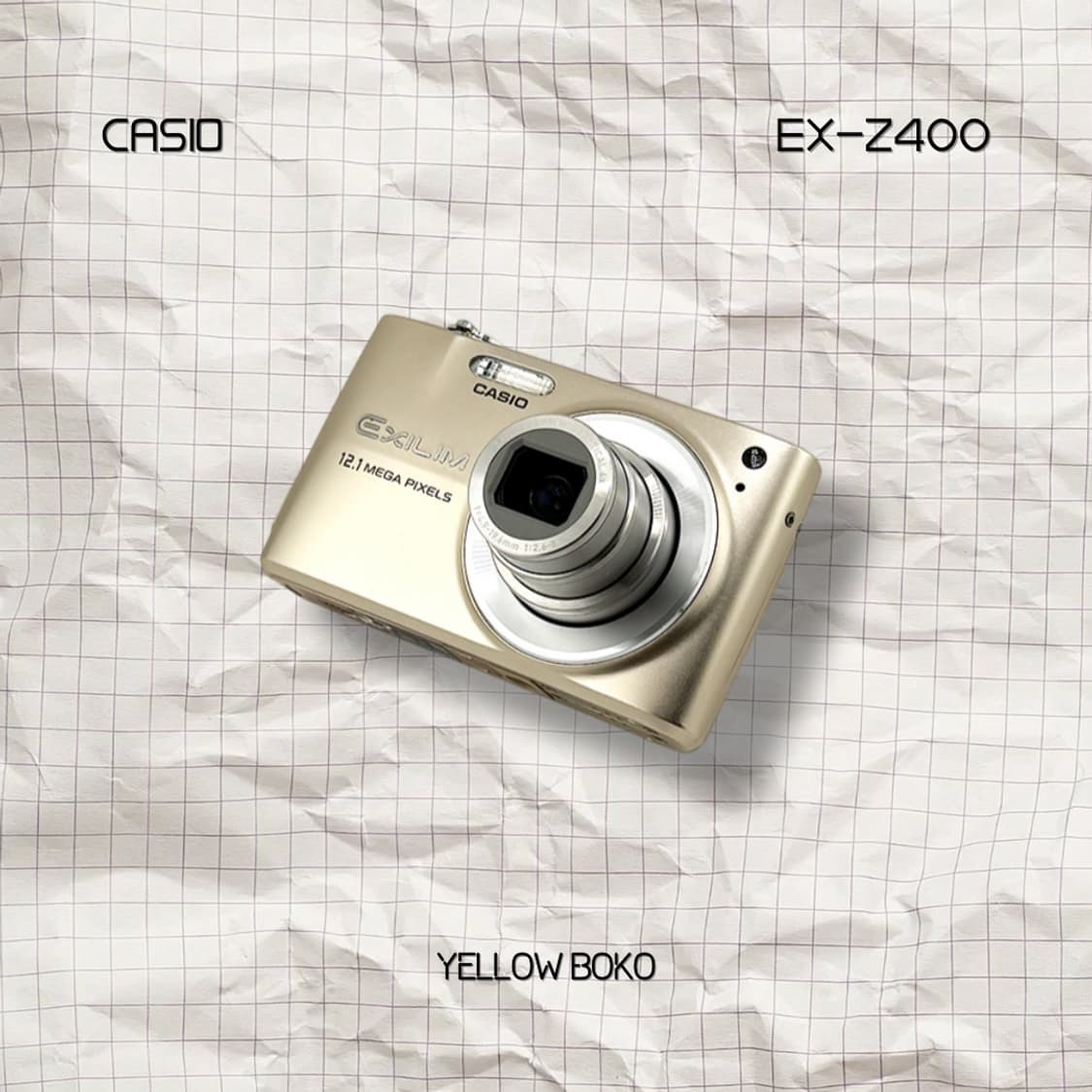 [수채감성] CASIO 카시오 엑슬림 EX-Z400 레트로 디지털 카메라 상품이미지1