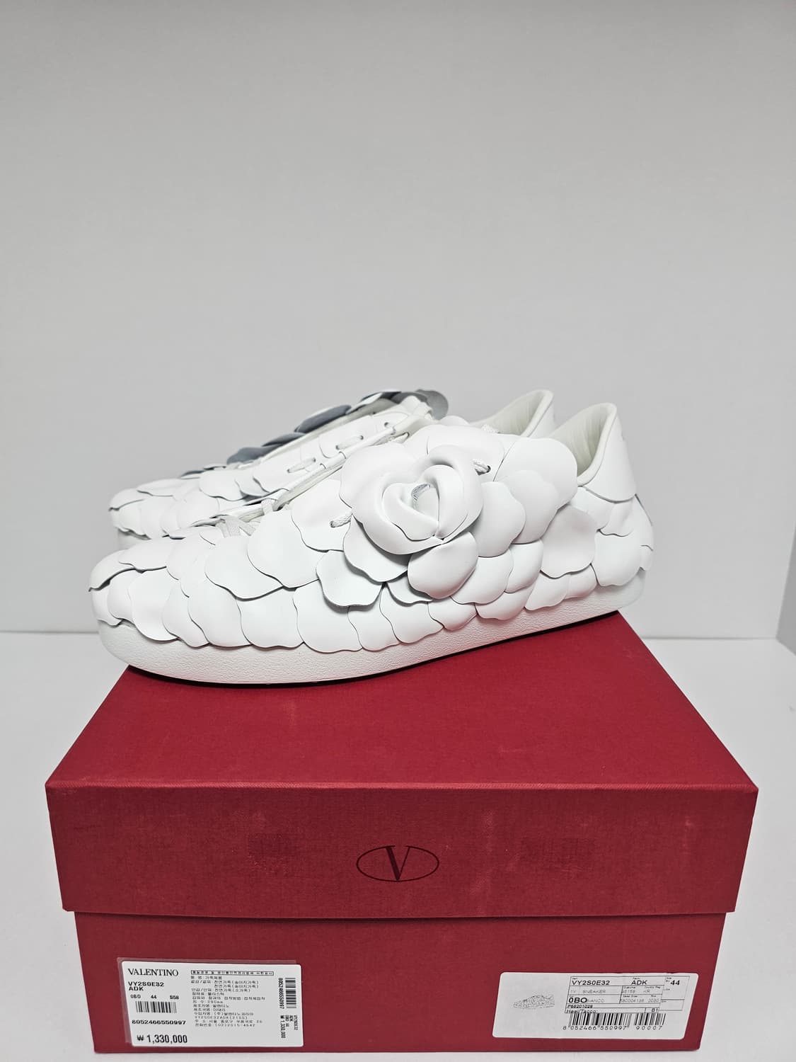 새상품 발렌티노 컬렉션 로즈 에디션 스니커즈(국내매장판) 상품이미지1