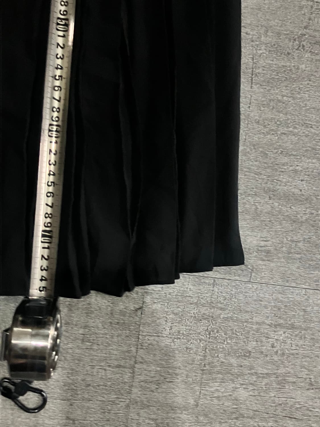 Uniqlo 유니클로 일본판 하구미모리걸 아메카지할메카지 롱스커트 블랙 상품이미지3