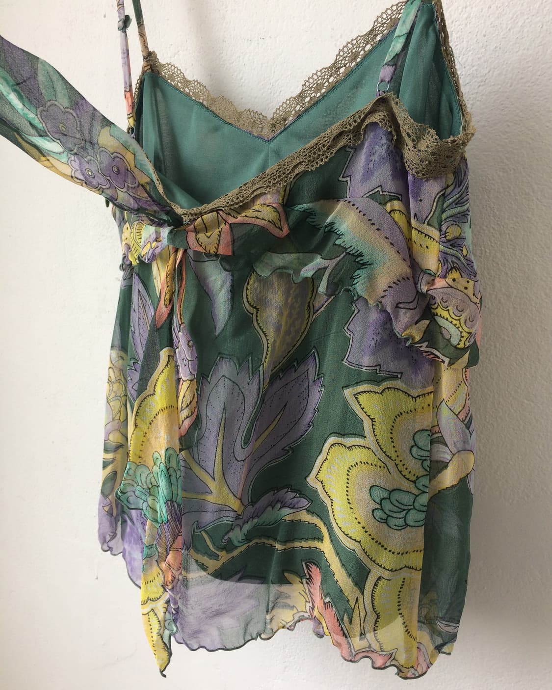Pattern lace trimming sleeveeless 상품이미지6
