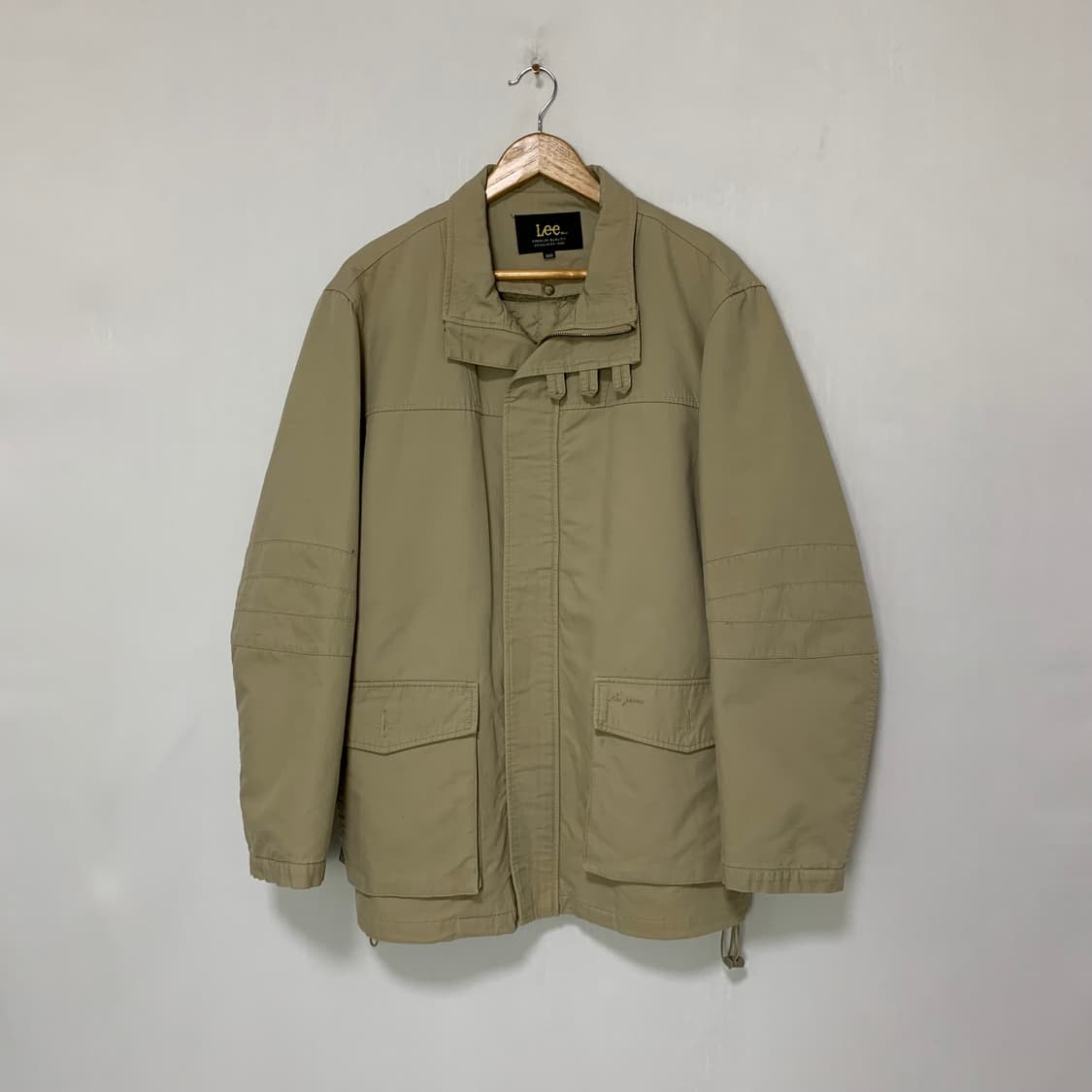 Lee 리 빈티지 베이지 야상 봄버 점퍼 100 사이즈 상품이미지1