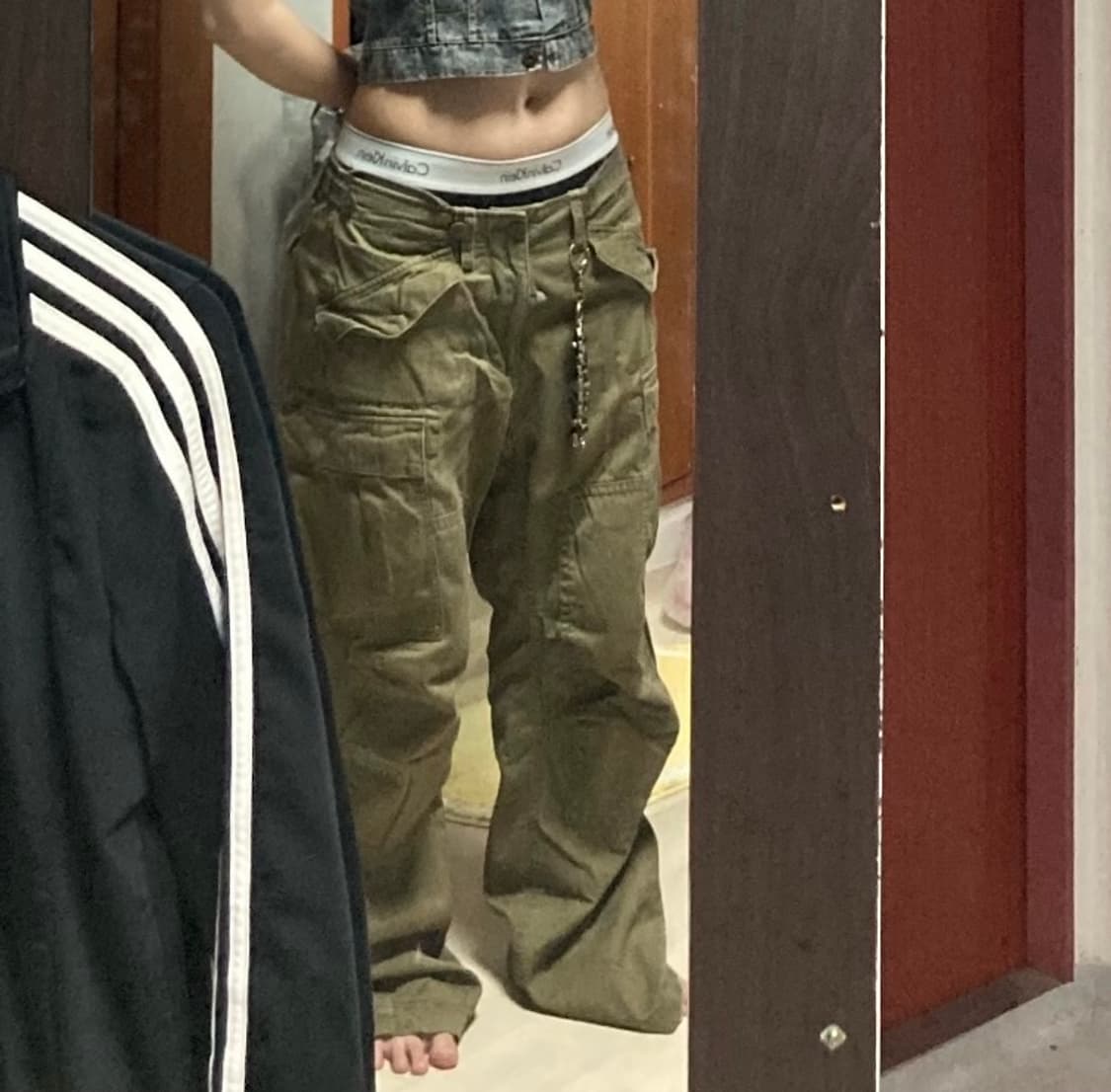 카키 카고 팬츠 상품이미지8
