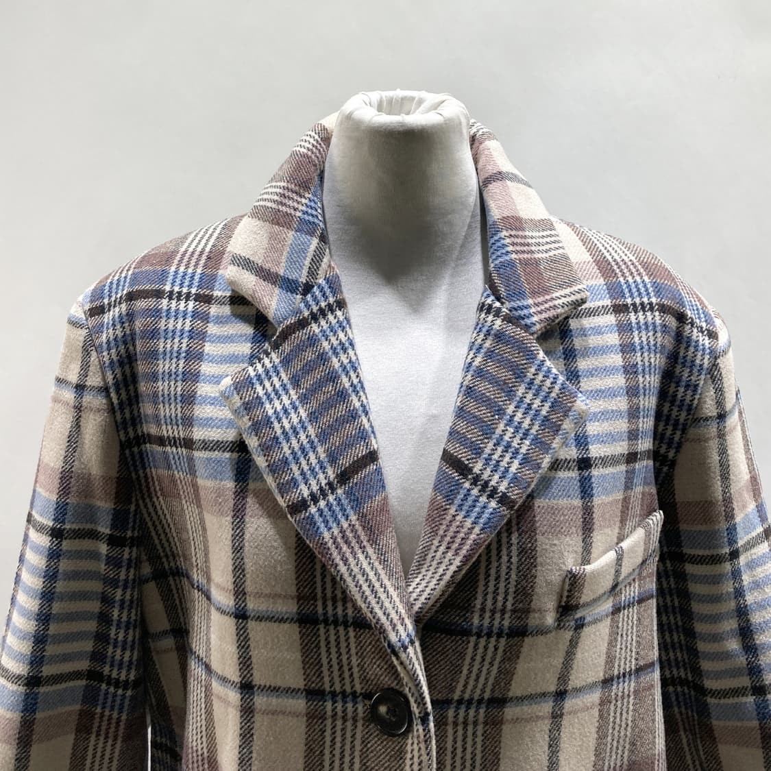 robegray 로브그레이 여성모직자켓 체크 F 상품이미지2