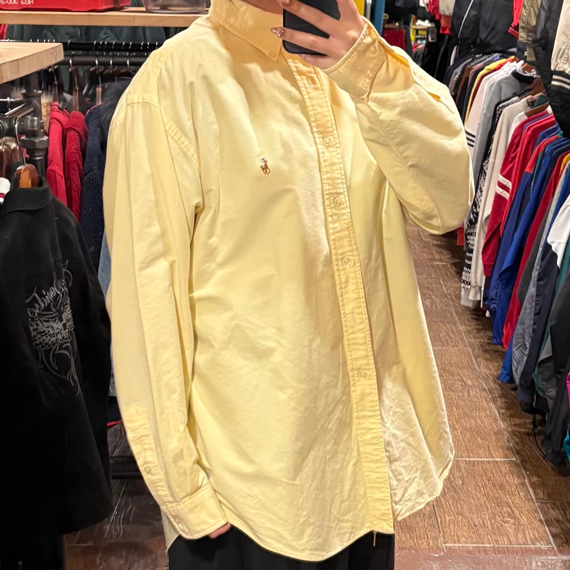 [HI] Polo 폴로 긴팔 셔츠 얠로우 상품이미지4