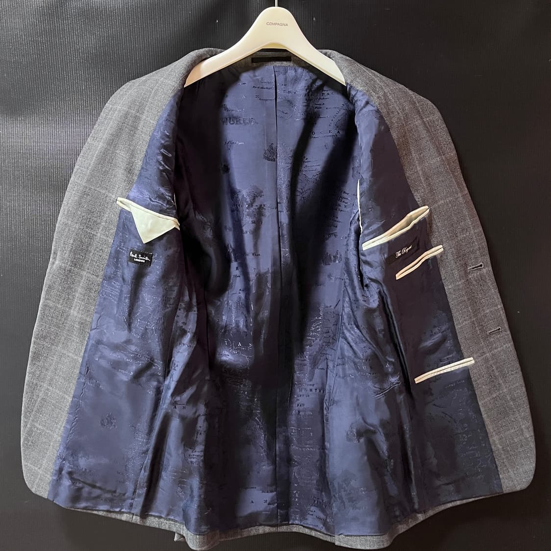 XS) 폴 스미스 Made in Italy 글랜체크 테일러드 자켓 상품이미지6