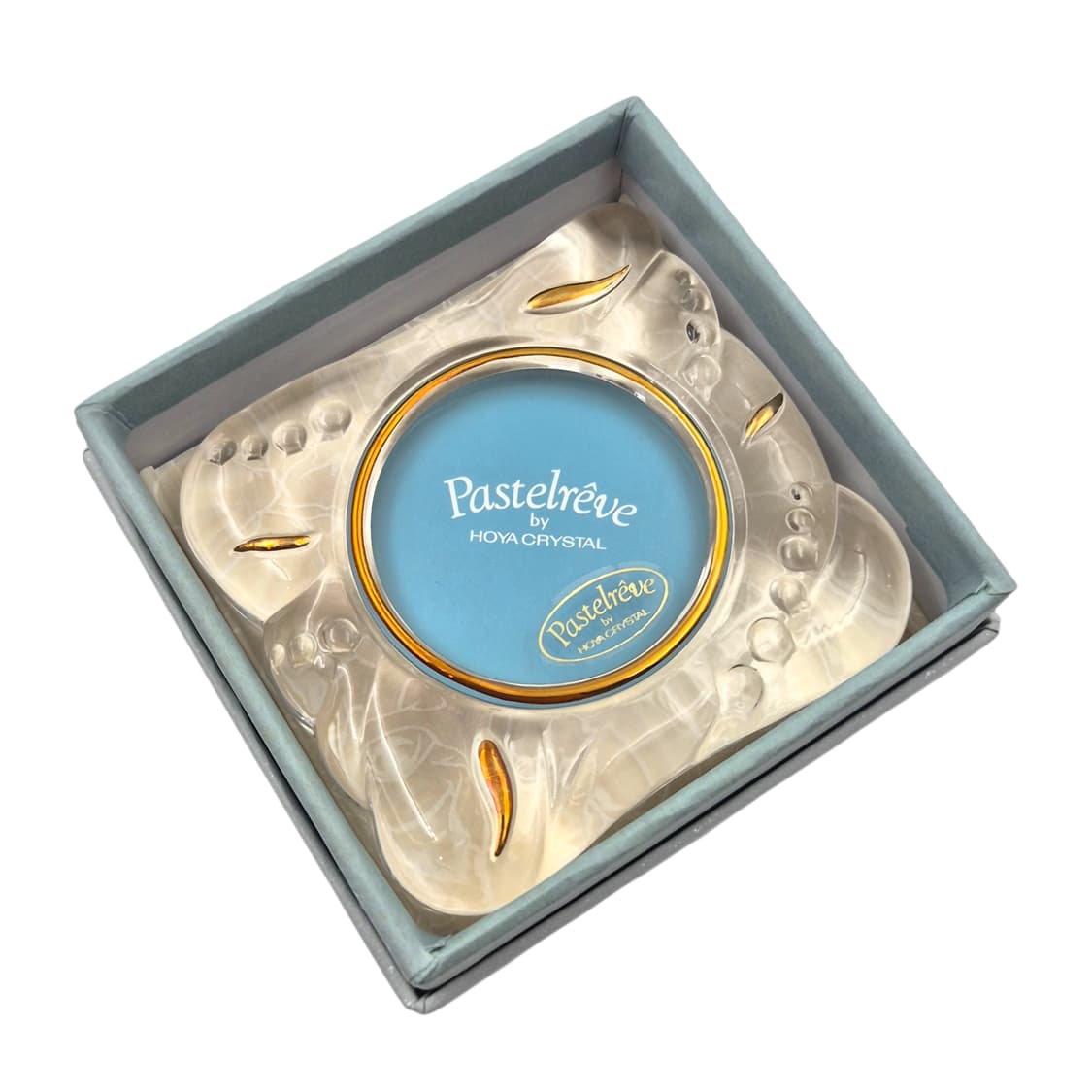 90s 호야 크리스탈 꽃잎 탁상 액자 상품이미지3