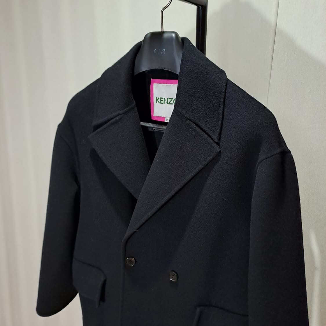 (택포) 겐조 매장판 캐시미어 30% 더블코트 36 B350 상품이미지4