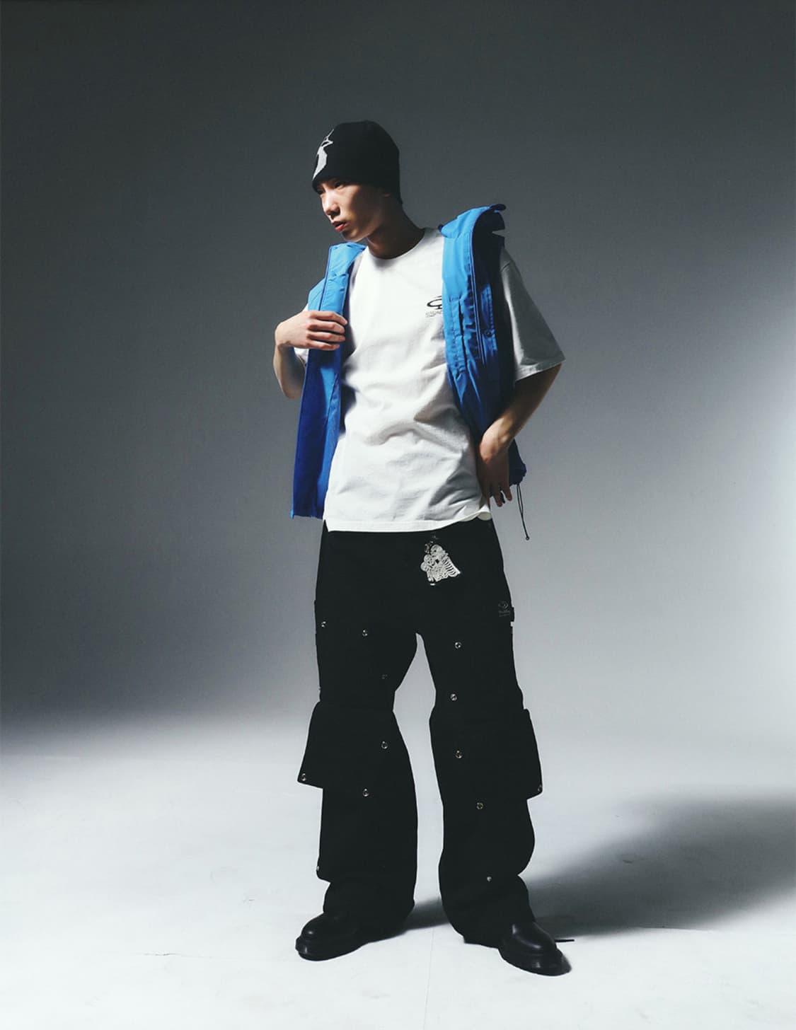 트래블 카펜터 데님 블랙 팬츠 상품이미지7