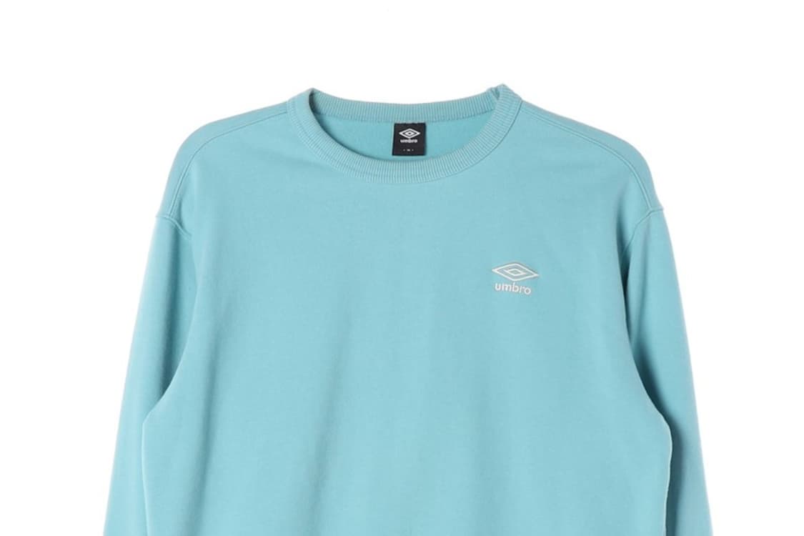 UMBRO 민트 블루 미니 로고 맨투맨 90 상품이미지3