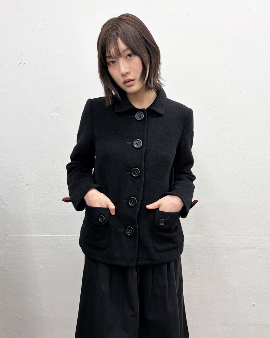 소니아 리키엘 버튼 울 자켓 상품이미지1