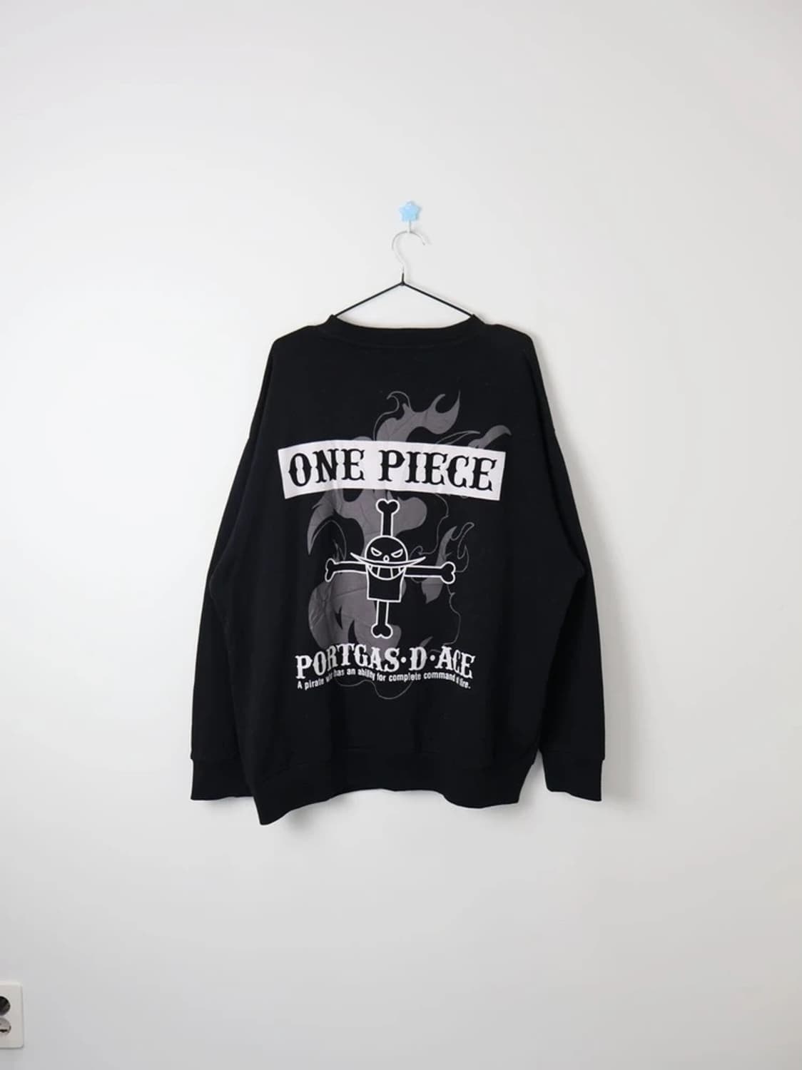 One Piece Portgas D. Ace Print Sweatshir 상품이미지2