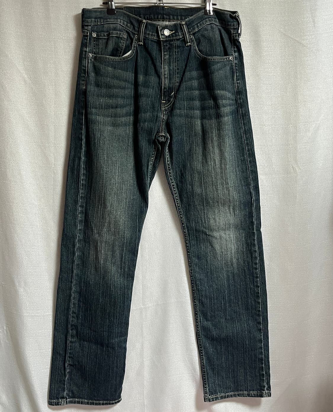 리바이스 505 세미와이드 진청 데님팬츠 청바지 34 상품이미지1
