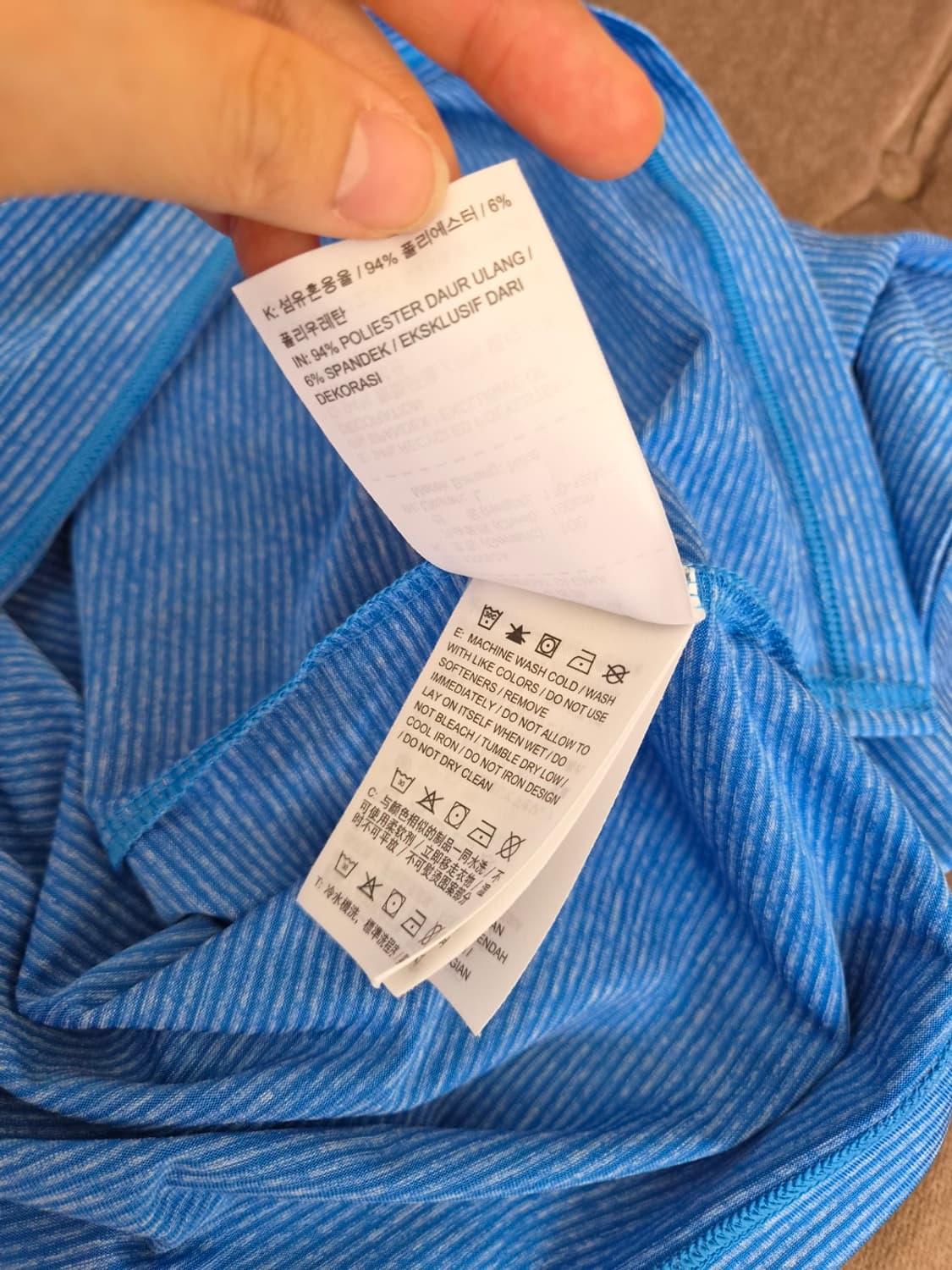 나이키 남성 드라이핏블루반팔PK티셔츠 100사이즈 상품이미지8