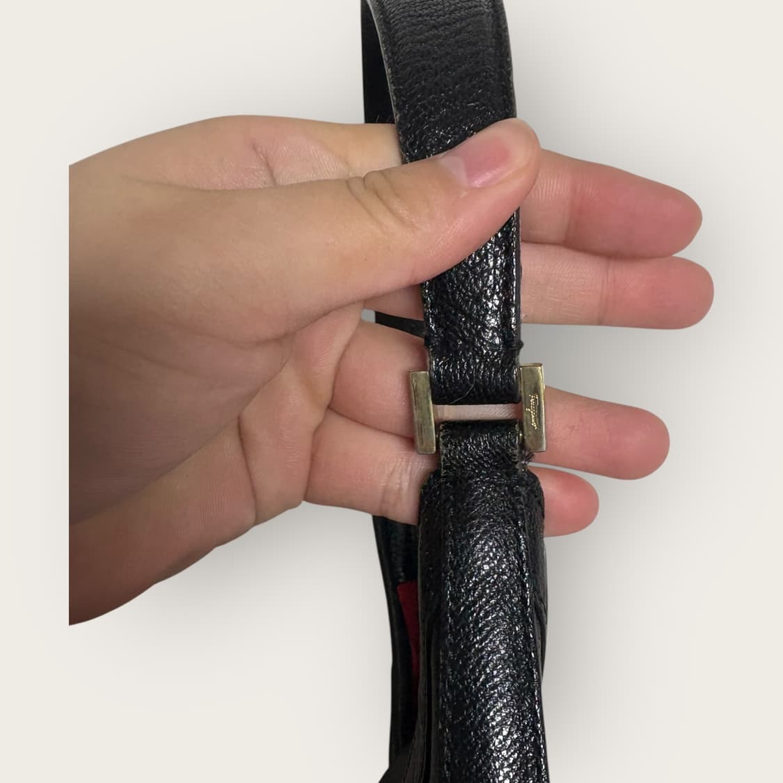 살바토레 페레가모 블랙 금장 토트백 숄더백 상품이미지4